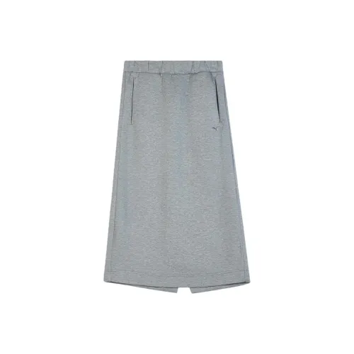 PUMA KNIT FW25 Повседневная Длинная Юбка Женская