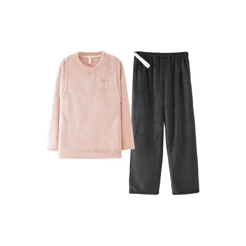 REDU 5999 Женские Розовый Угольный Комплект Пижам для Женщин