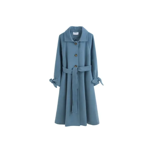 XIANSINIAO Туманно-синий Женский пальто