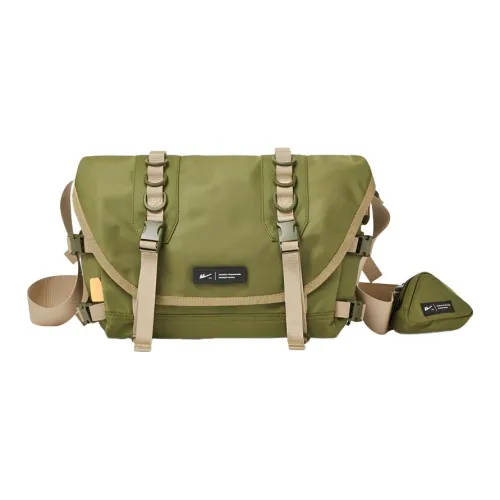 Warrior Нейлоновая Сумка через плечо Стандартная Унисекс Армейский зеленый
