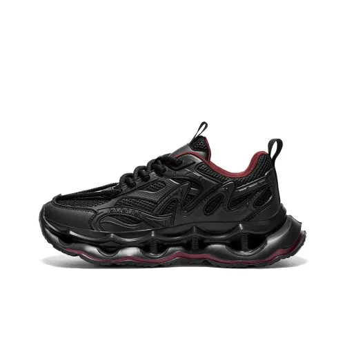 MIIOW Амортизация Покрытие Устойчивость к истиранию Противоскользящий Низкий Топ Толстая подошва Мужские