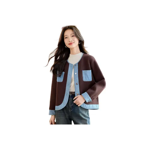 YPUT Женские Короткие Пальто