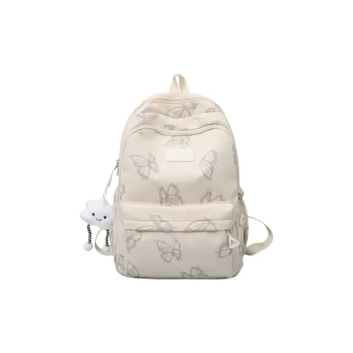 ORANGE BEAN Нейлон Рюкзак Большой Женские Многоцветный