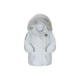 Mint Glacier Blue (Detachable Fur Collar)  
Мятный ледниковый синий (съемный меховой воротник)