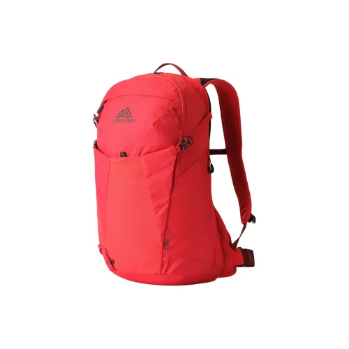GREGORY Kiro Jilu Коллаборация Туристические сумки Ткань 24L Лавовый красный Унисекс