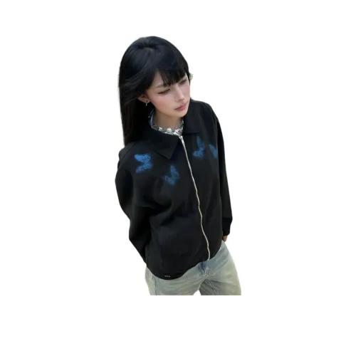 DEMAVIE Синяя бабочка Куртка Унисекс Куртки