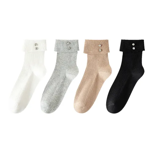 MIZU Осенние носки Crew для женщин упаковка из 4 пар