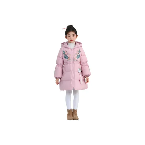 T.MOO Розовый Школьный возраст Утеплённые куртки