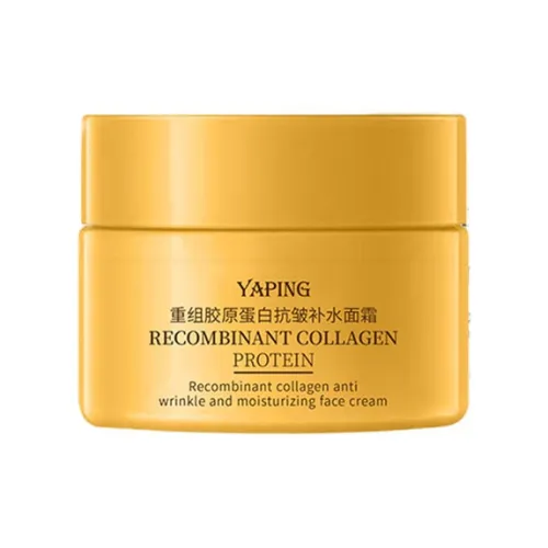 YAPING Реконструированный коллаген Яичный белый Крем против морщин Увлажняющий Смягчающий Укрепляющий 60 мл