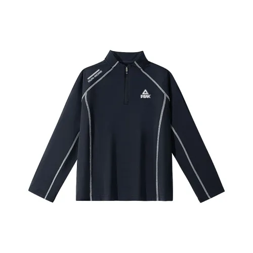 PEAK Темно-синий PK Этикетка Белый Силикон K+PK Правая сторона Плечо Линия Отражающий серебристый K Kids T Рубашки