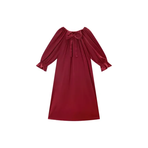 GUKOO Ночная сорочка Женская Хурма Красная