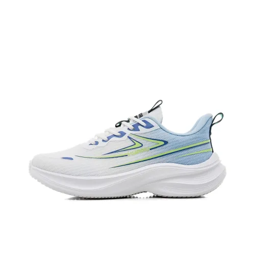 HUANQIU Беговые кроссовки Низкий верх Белый Синий Мужской