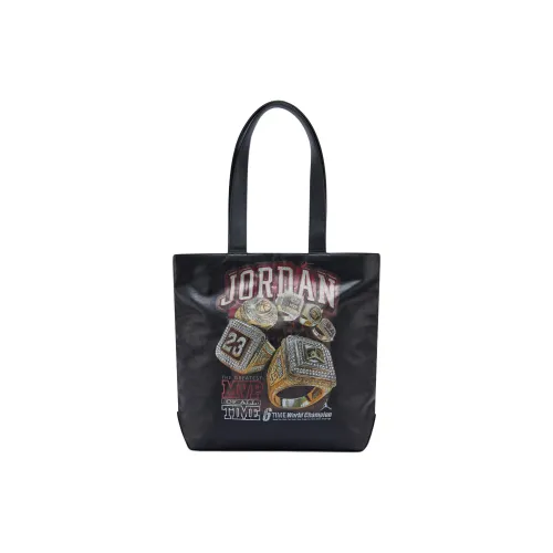 Jordan Синтетическая кожа Плечевая сумка Унисекс Черный