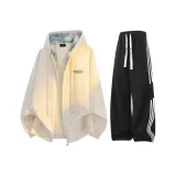 Абрикосовый топ+черные брюки