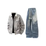 Хаки + Деним Синий