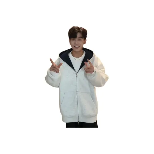 DANJUE Светло-серый унисекс свитшоты