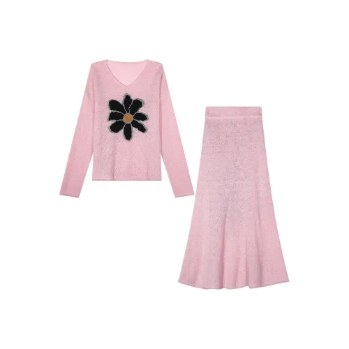 DITB Pink Женские Комплекты с Юбкой