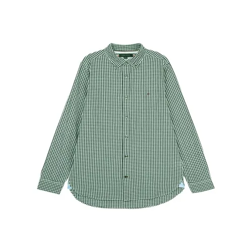 Tommy Hilfiger Зеленые Мужские Рубашки