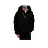 Черный с флисовой подкладкой