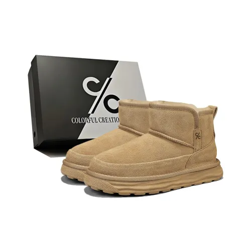 Colorful Creations Термический Увеличивающий Высоту Устойчивый к Износу Противоскользящий Короткий Снегобут Мужской