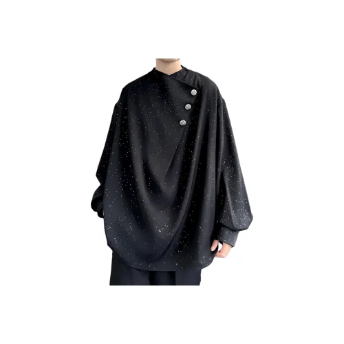 MARK WAFFLE Черный Унисекс Рубашки