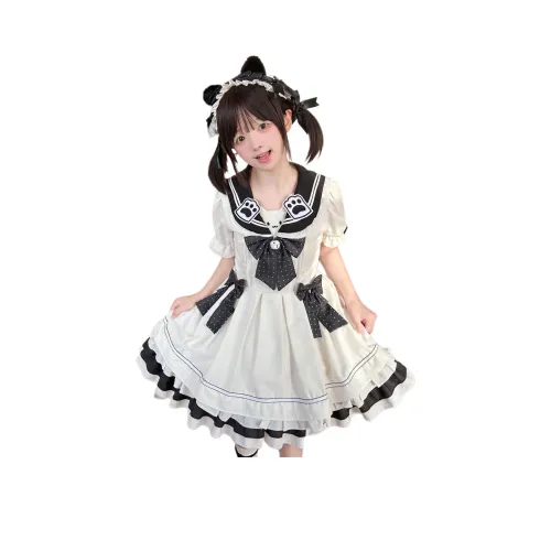 The Temptation Of The Muse Короткий рукав Платье Женское