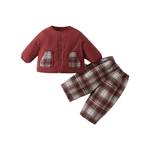 XiaoJinBu Детский Красный Наборы одежды