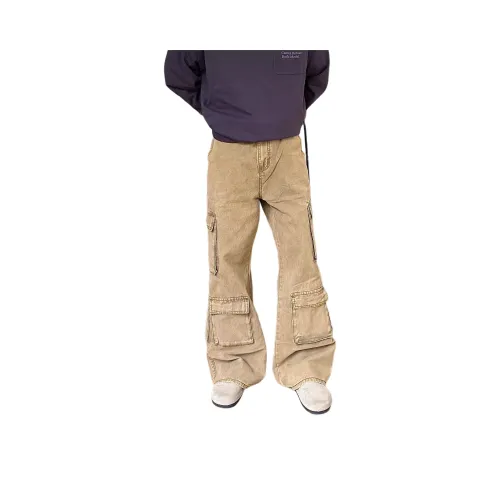 KAIZZGAO Хаки Мужские Джинсы