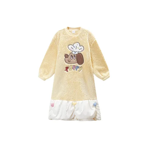 GUKOO Ночная сорочка Женская Светло-желтая