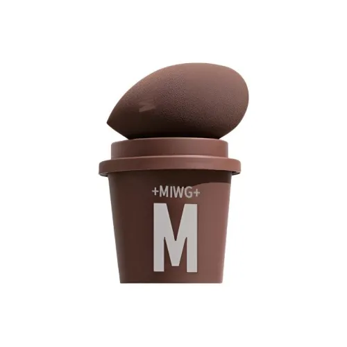 MOFAMEIREN Макияж губка Макияж кофейная чашка Макияж губка Супермягкая Анти-сдвигающая основа