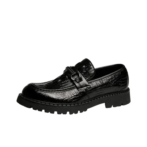 H2 Fashion Versatile Дизайн Мужская обувь Повседневные кожаные туфли Мужской