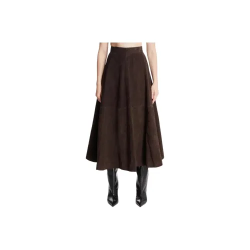 Rohe Коричневый Женские Повседневные Длинные Юбки