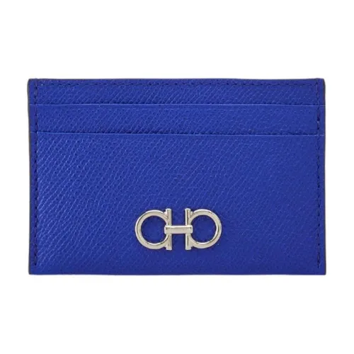 Ferragamo Телячья кожа Держатель для карт Держатель для карт Женский Синий