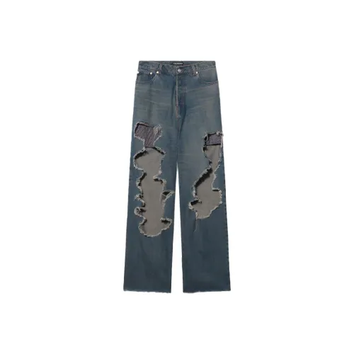 Balenciaga Blue Men's Jeans Баленсиага Синий Мужские Джинсы