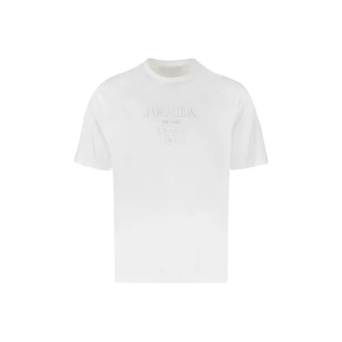 PRADA Белые Мужские T-рубашки