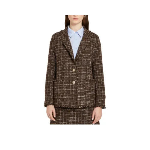 I BLUES Коричневый Женские Деловые Костюмы