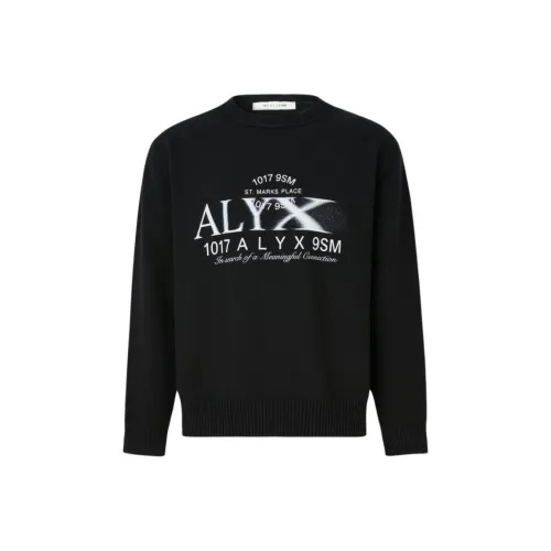 1017 ALYX 9SM совместный черный мужской свитер