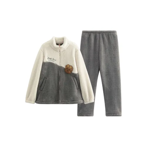 FENTENG FX26940609 Light Gray Women's Pajama Sets