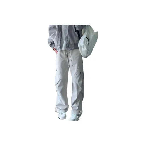 SHEXIU Бежевые Унисекс Повседневные Штаны