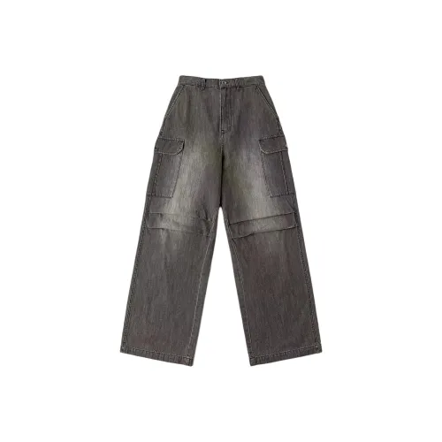 Vans Серый Черный Женские Джинсы