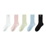 Белый+Балетный розовый+Маленький травяной зеленый+Светло-синий+Черный