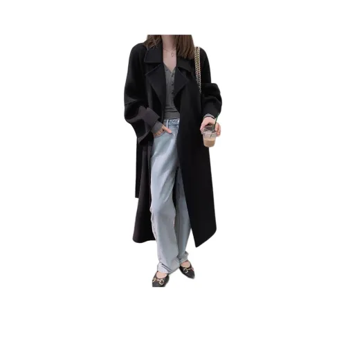 XIANSINIAO Черное Женское Пальто