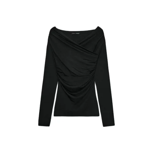 ZARA Черные Женские T-рубашки