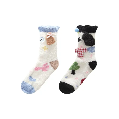 GUKOO Носки Crew Женские упаковка из 2 пар