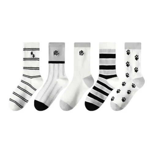 Flowers in water Высокие носки Женские Combo Set