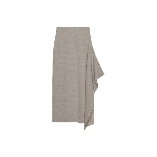 ZARA Коричневая Женская Повседневная Длинная Юбка