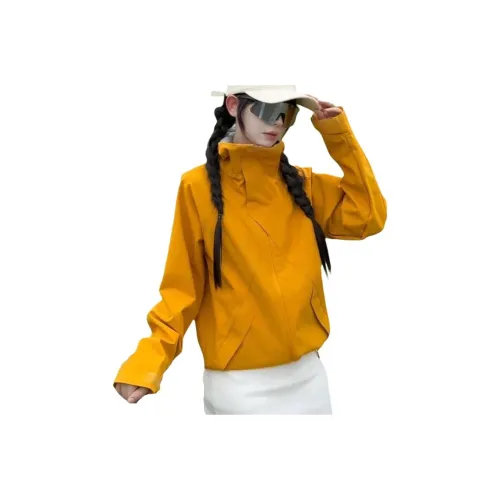 YICHEN Желтые Женские Куртки