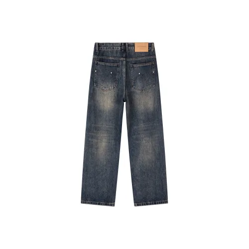 CHOCOOLATE XPB0413 Blue Unisex Jeans CHOCOOLATE XPB0413 Синий Унисекс Джинсы