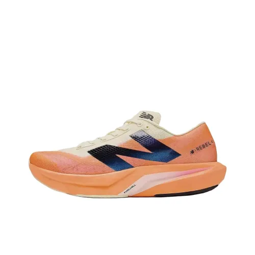 New Balance Износостойкие Дышащие Низкие Кеды для Беговых Кроссовины Мужские Оранжевые