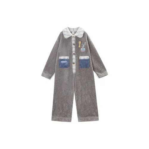 GUKOO x Disney Дом Одежда для дома Мужской Светло-серый